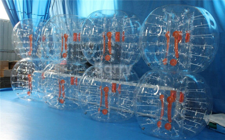 PVC / TPU Outdoor Inflatable Toys / Bubble Ball Soccer Suit for Party or Event