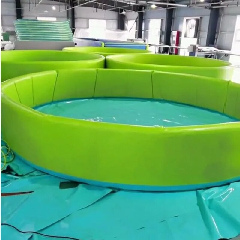 Commercial Customized Outdoor Portable Drop Stitch Pool DWF Kids Adults Durable Inflatable Swimming Water Pool