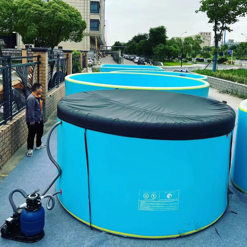 Customized Portable Drop Stitch Pool DWF Above Ground Swimming Pool Kids Pool With Cover And Electric Pump
