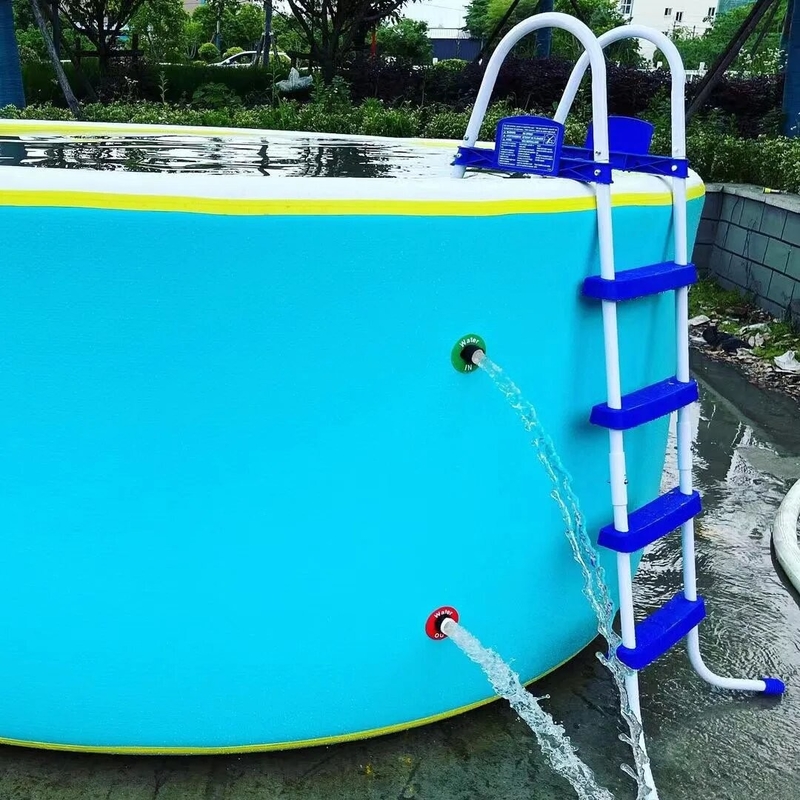 Customizable Rectangle  Or Round Pvc Drop Stitch Pool For Children Swimming Ice Bath Pool