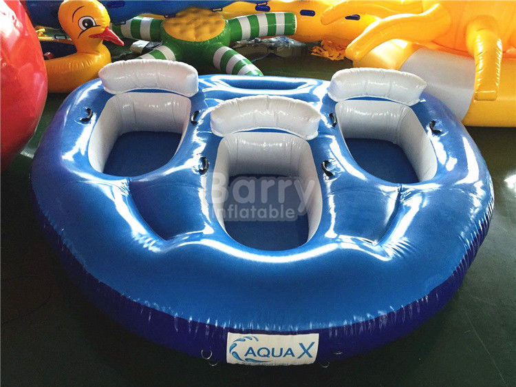 Blue And White Baby Inflatable Water Toys For Swimming Pools SCT EN71