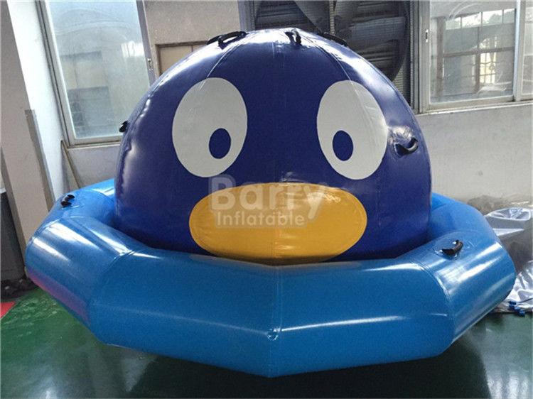 Inflatable Beach Floats , 0.9MM PVC Tarpaulin Inflatable Saturn For Kids