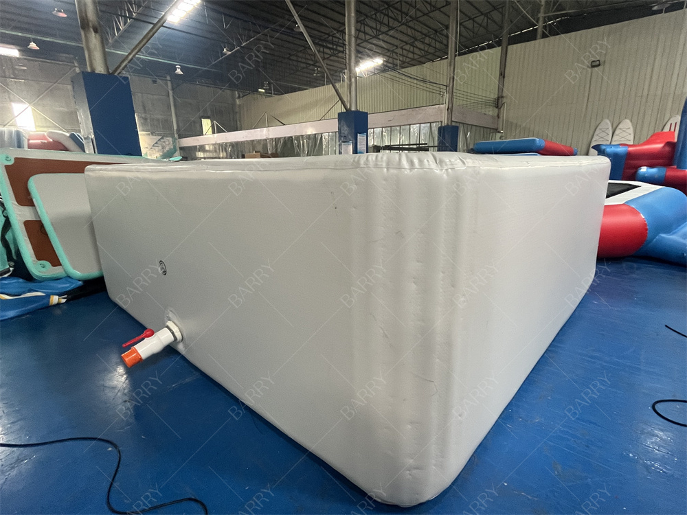Safety Hot Drop Stitch Fabric New Material Inflatable Custom Made Grey Inflatable Pool Ball Pit For Kids