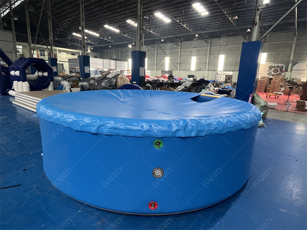 Inflatable Pool With Cover Outdoor Drop Stitch Strong And Large Size For Private And Home Use