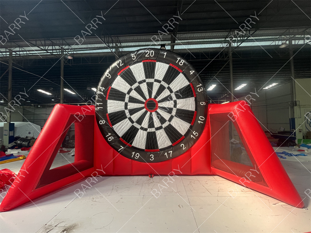 3m/4m/5m High Giant Red Inflatable Dart Board Soccer Football Kick Dartboard Target Game