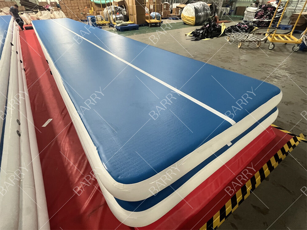 Air Mat Tumble Track Inflatable Gymnastics Tumbling Mat 6.6ft 10ft 13ft 16ft 20ft 23ft 26ft Training Mats 4/8 Inches