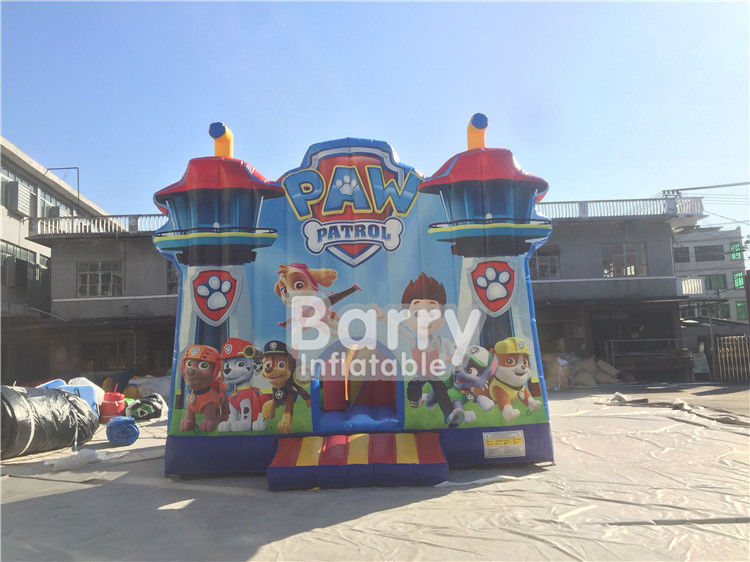 PAW Patrol Theme Inflatable Bouncer Slide Multi - Color For Amusement Park