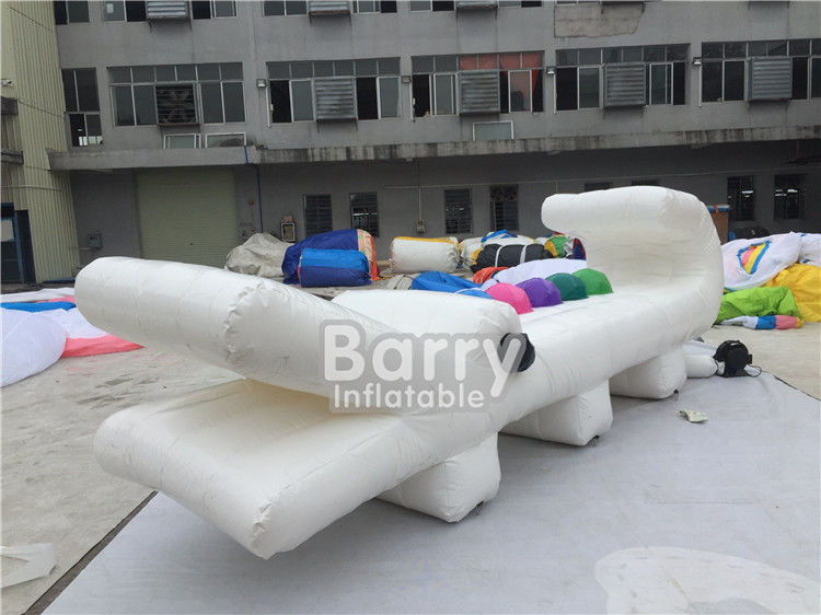 Outdoor Crocodile Inflatable Advertising Products / Custom Inflatable Lighting Advertising With White Color