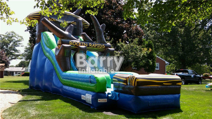 Giantic 22' Rockin' Rapids Inflatable Water Slide For Backyard / Outdoor