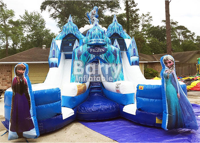 Customized Size Frozen Double Commercial Inflatable Slide Indoor And Outdoor For Kids