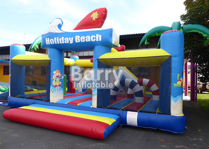 0.55m PVC Material Inflatable Park Equipment Playground / Outdoor Holiday Beach Inflatable Playland