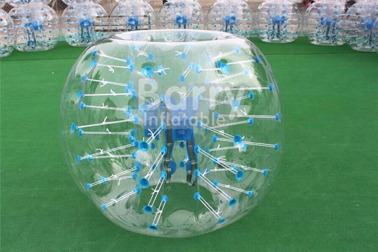 1m 1.2m 1.5m 1.8m PVC / TPU White Blow Up Hamster Ball Bubble Ball Soccer For Kids And Adult