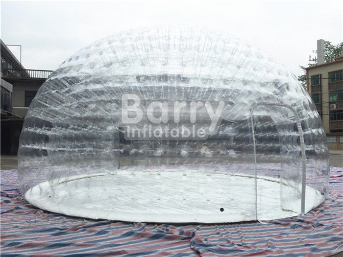 Transparent Inflatable Bubble Tent , Outdoor Camping Air Tent With PVC Tarpaulin