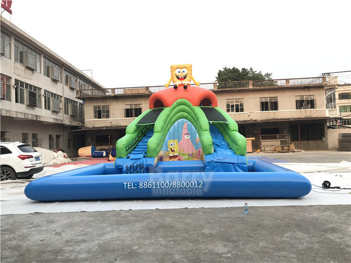Inflatable Water Park , Open Pool Water Park Games For Adults