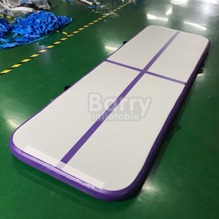 Professional Purple Color 3x1m Inflatable Gymnastics Mats Tumbling Air Track