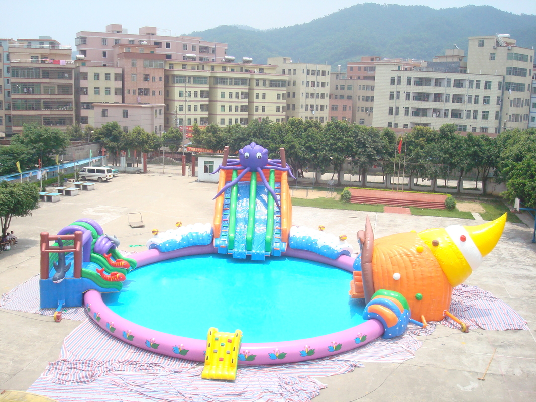 Rental business / Party Amusement Inflatable Water Park Octopus Slide