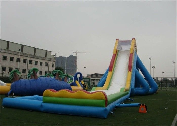 EN14960 Eco - Friendly Giant Inflatable Water Slide For Garden Adult Inflatable Games