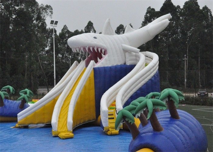 Entertainment Blow Up Games Ultimate Inflatable Water Park / Water Toys
