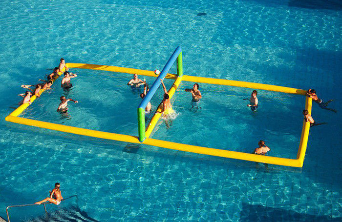 Funny Commercial Inflatable Aqua Park Inflatable Volleyball Court For Water
