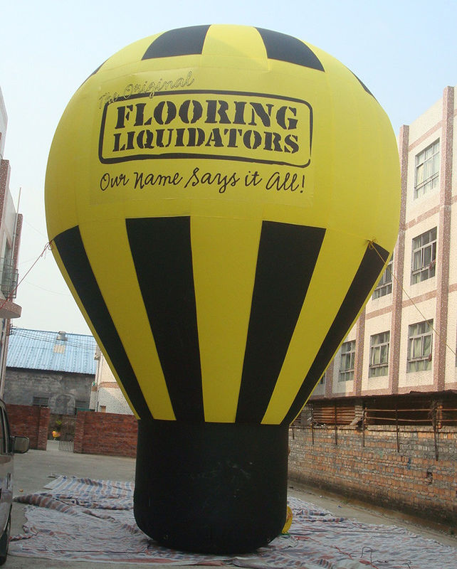PVC Tarpaulin Inflatable Balloon , Inflatable Ground Balloon for Advertising