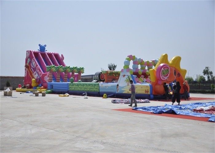 Exciting Inflatable Obstacle Course , Adrenaline Rush Inflatable Extreme Obstacle Course