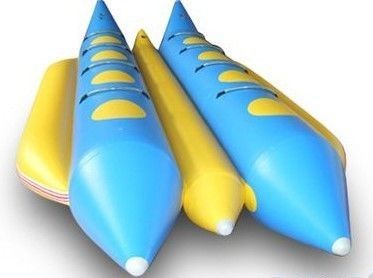 8 Person Double Lane Water Inflatable Banana Boat With PVC Tarpaulin