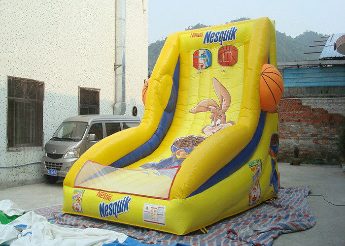 Commercial Giant Inflatable Basketball Hoop For Kids Inflatable Games