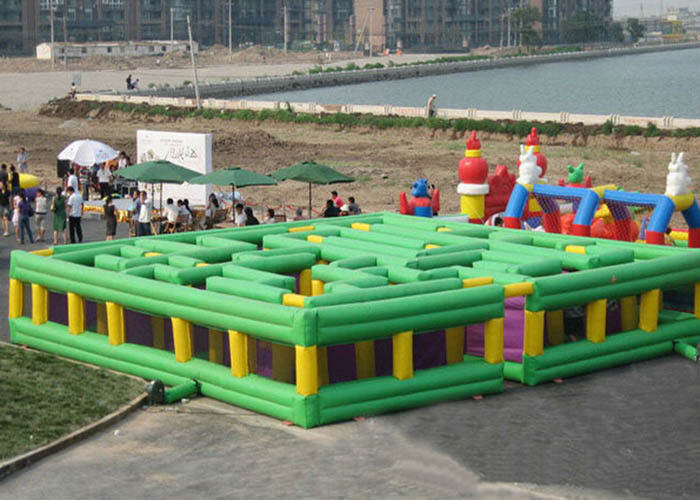 Giant Inflatable Interactive Games / Amusement Park Inflatable Maze