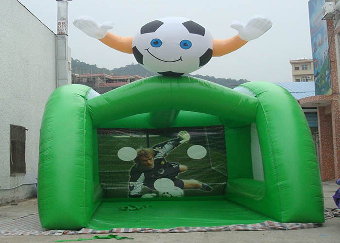 Fire Resistant Outdoor Inflatable Kids Games Inflatable Football Goal