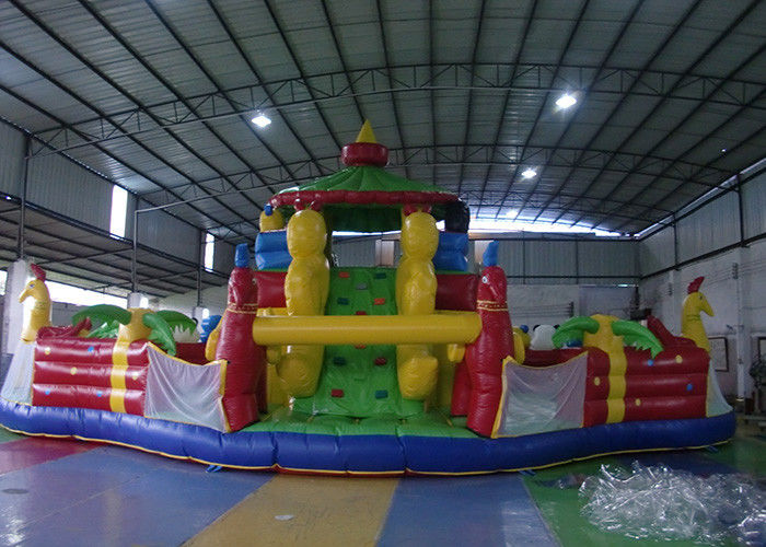 Vivid Waterproof Inflatable Toddler Playground , Inflatable Amusement Park
