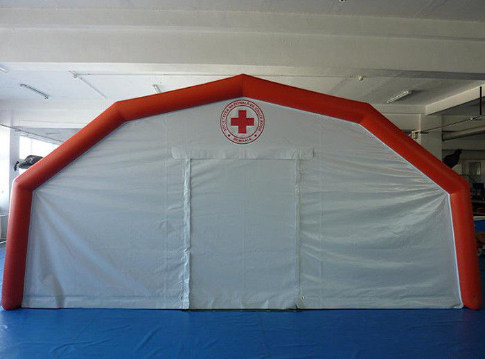 Portable 0.65mm PVC Tarpaulin Inflatable Medical Tent For Hospital , EN71 - 2 - 3