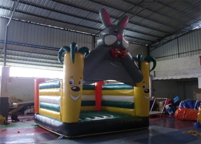 Enjoyable Rabbit Inflatable Bouncer For Jumping / Indoor Blow Up Bouncers
