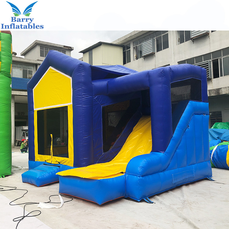 Animal Theme 0.55mm PVC Inflatable Bouncy Castle Jumping Castles Slide