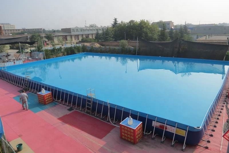 Big Project Rectangular Above Ground Portable Swimming Pool 1.5m Height
