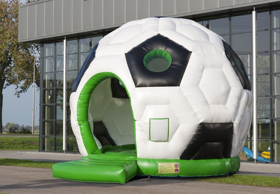 large inflatable soccer ball