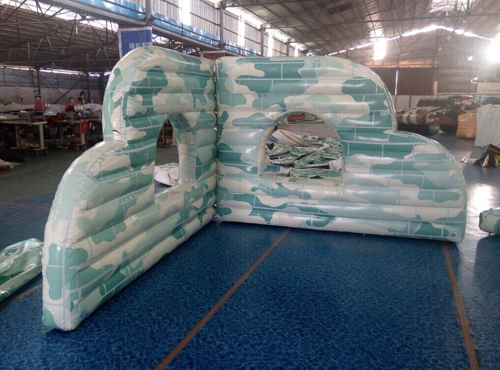 PVC Material Iinflatable Tank Bunkers Paintball , Inflatable Sports