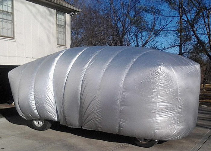 56mm Thicken Padded Inflatable Ice Hail Proof Car Cover with