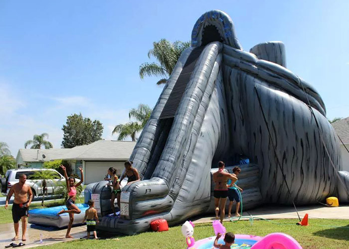 Giant Inflatable Slide 33ft High Hurricane Water Slide Inflatables For Adults