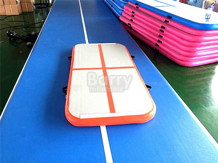 PVC Hand Made Small Orange Air Track Gymnastics Mat For Kids Gym Or