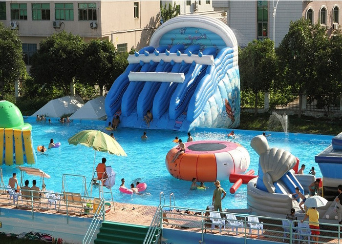 above ground pool water slide
