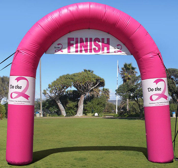 inflatable finish line arch rental