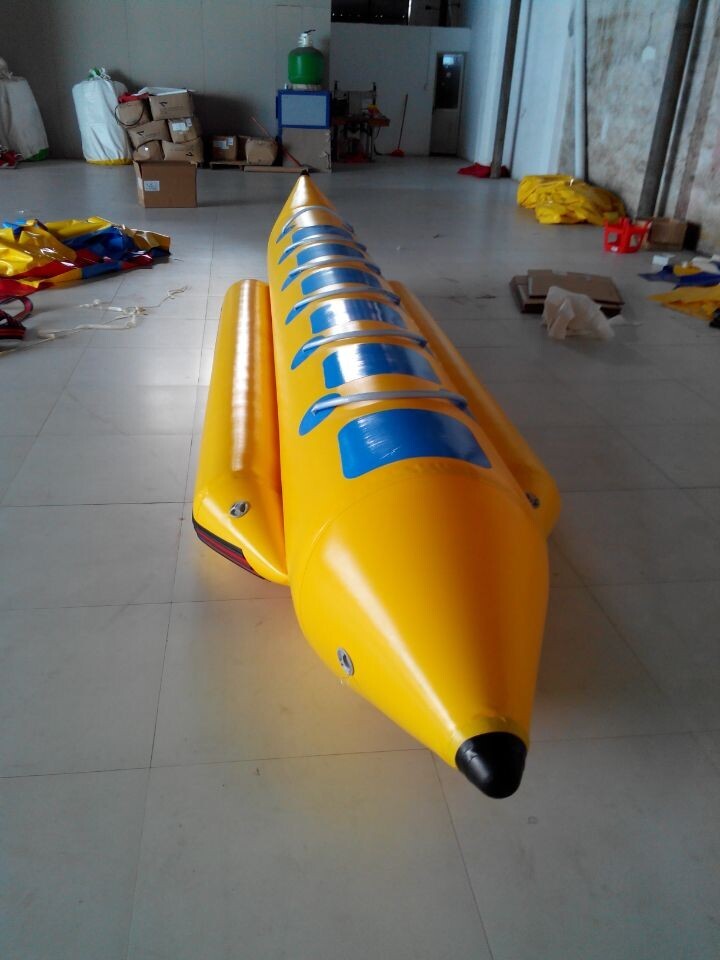 Single Lane Inflatable Water Toys , PVC Tarpaulin Banana Boat Towable