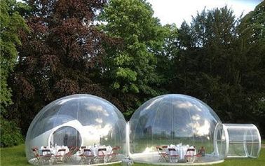 Popular Waterproof Inflatable Clear Tent With Duble Room Cabin