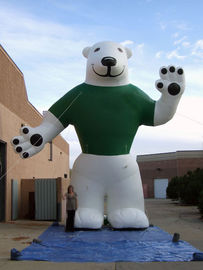 Polar Bear Inflatable Advertising Products Inflatable Mascot Water Resistant