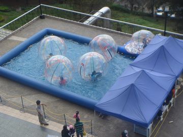 0.8mm Thick Adults Large Human Water Walking Ball In Inflatable Pool