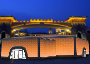 Novel Lighting Cube Inflatable Building Inflatable Event Tent PVC Tarpaulin