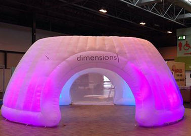 Logo Printing Inflatable Tent With LED Light , Stretch Tent For Giant Event