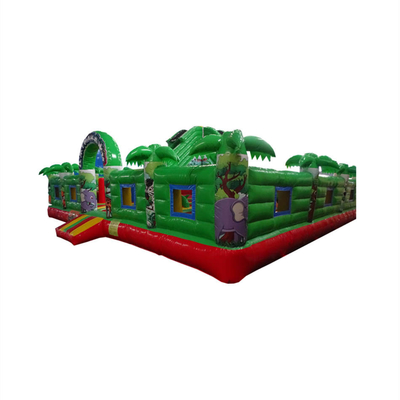 0.55mm PVC Inflatable Obstacle Course Jumper Bounce House Amusement Park