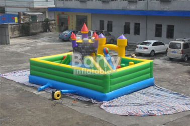 Inflatable Fun City Castle Themed Amusement Park Inflatable Playground Equipment
