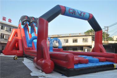 Crazy Fun Inflatable 5k Run Finish Line , Giant Inflatable Obstacle Course for Adults